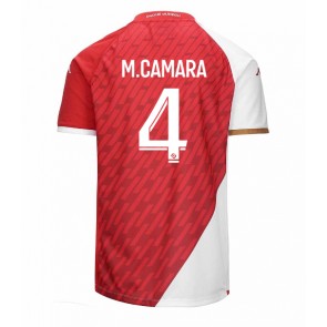 AS Monaco Mohamed Camara #4 Replika Hjemmebanetrøje 2023-24 Kortærmet